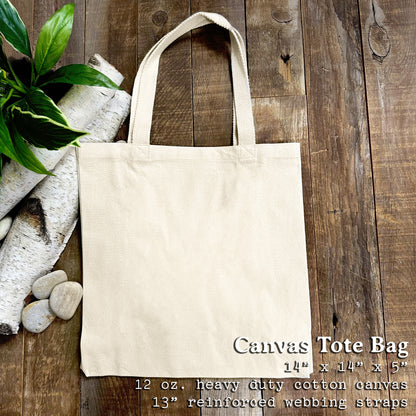 Wild Life Carabiner w/ City, State - Canvas Tote Bag