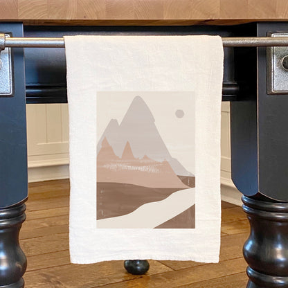 Abstract Mountains - Cotton Tea Towel