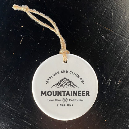 Mountaineer w/ City, State - Ornament