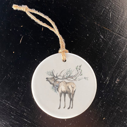 Winter Elk - Ornament