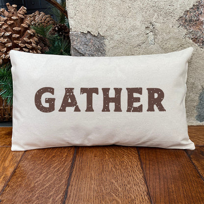 Gather - Rectangular Canvas Pillow